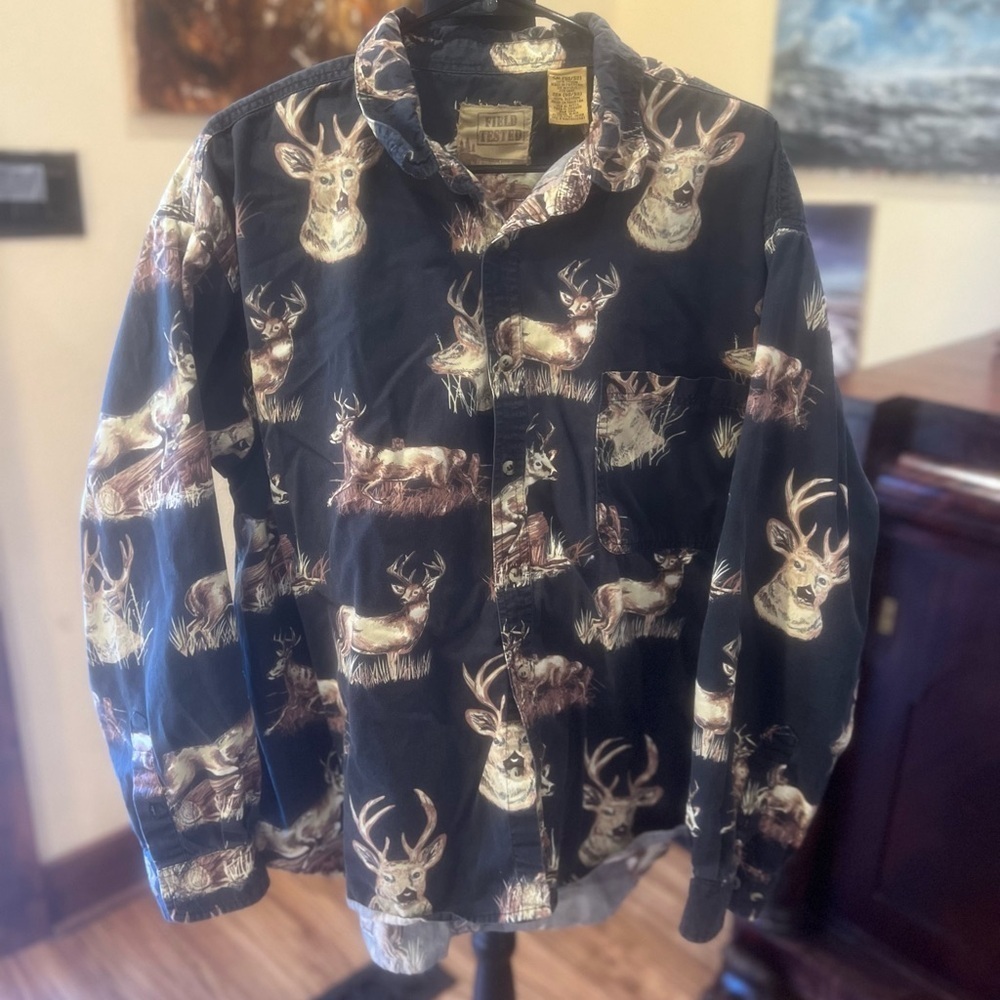 Vintage Outdoor Life deer button down size 2X